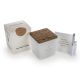 Aromaterapinė Sojų Vaško Žvakė Tobacco & Oak WHITE/GOLD 450g
