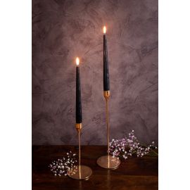 Nerūdijančio plieno žvakidžių komplektas H 23 ir H 33 cm