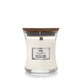 WoodWick mini White Tea & Jasmine žvakė