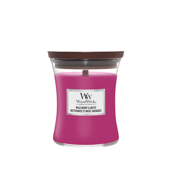 WoodWick trilogy medium jar Wild berry & beets žvakė