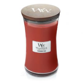 WoodWick large jar cinnamon chai žvakė