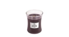 WoodWick Black Plump Cognac žvakė
