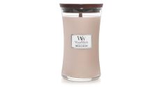 WoodWick large jar Vanilla sea salt žvakė