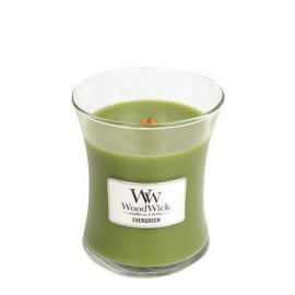 WoodWick mini Evergreen žvakė